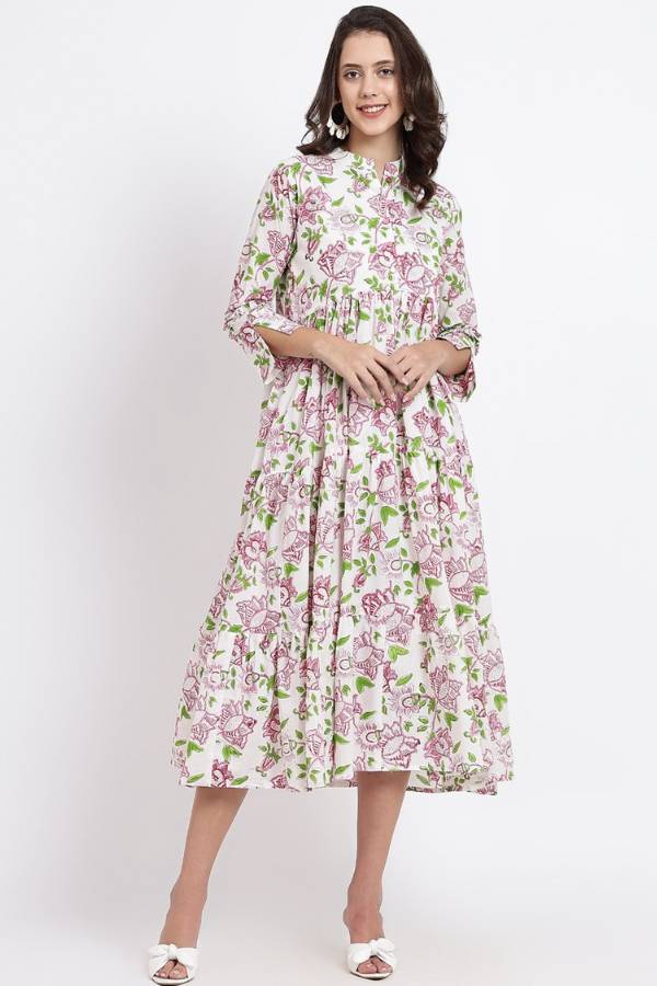 Payal Indian Cotton Dress - Hi Handmade