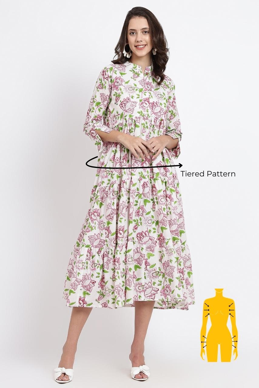 Payal Indian Cotton Dress - Hi Handmade