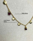 Regal Ruby - Necklace - Hi Handmade