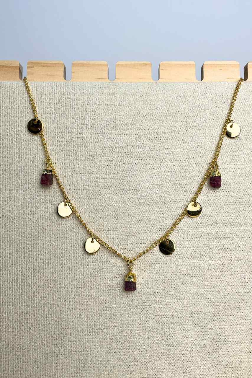 Regal Ruby - Necklace - Hi Handmade