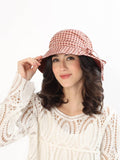 Reversible Bucket Hat - Argyle Sand