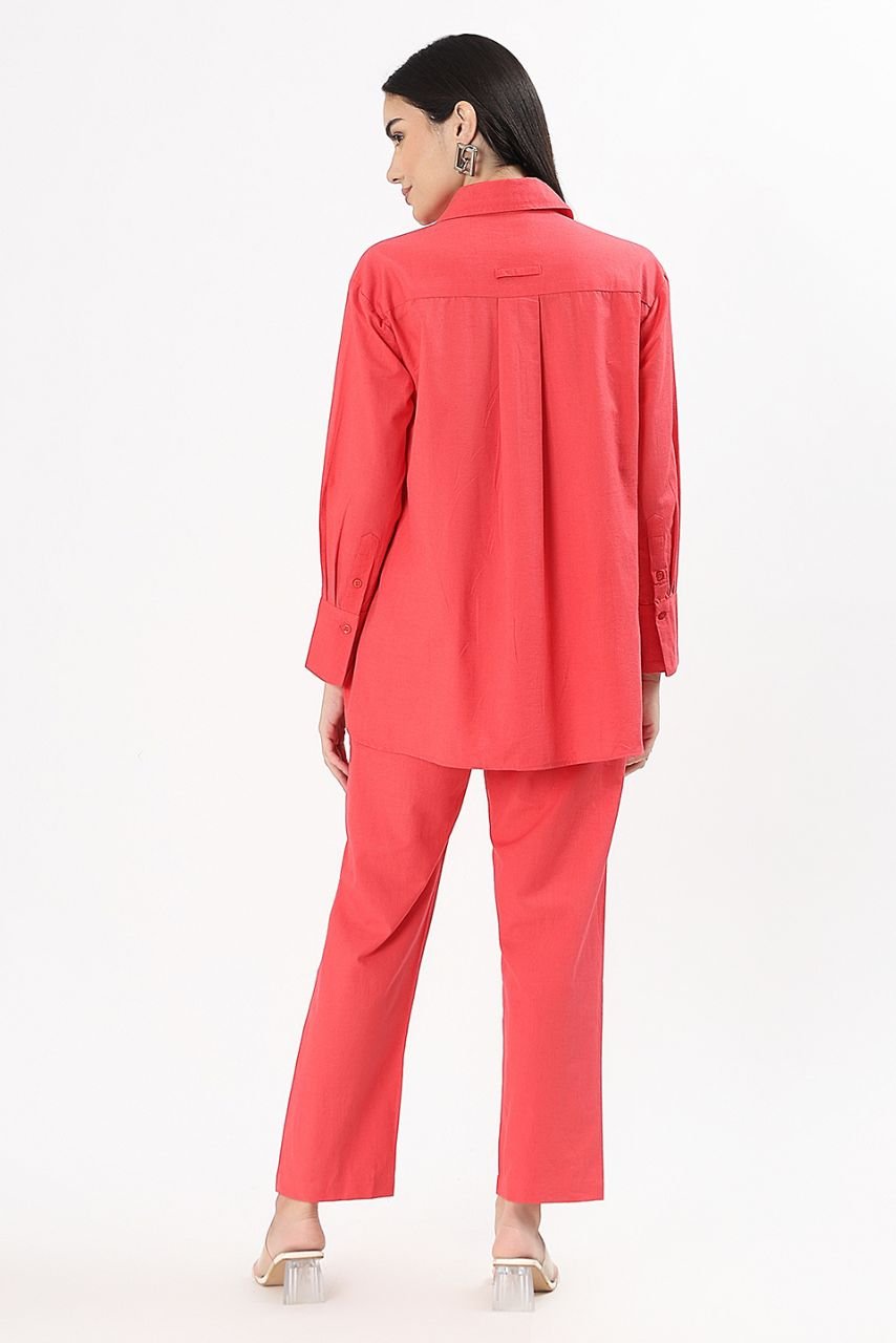 Roma 4 - Pocket Pant - Hibiscus - Hi Handmade