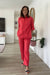 Roma 4 - Pocket Pant - Hibiscus - Hi Handmade
