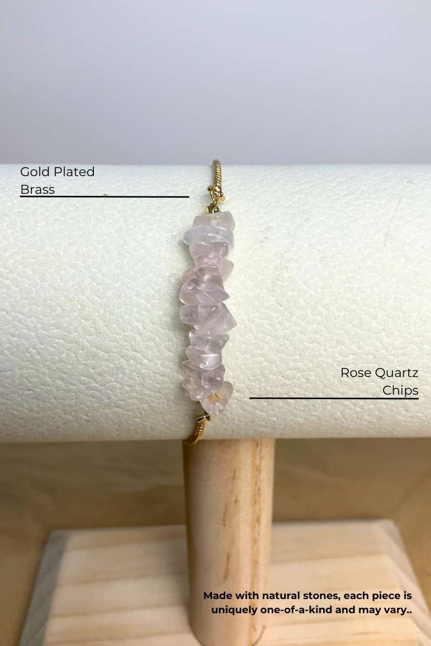Rose Quartz - Bracelet - Hi Handmade