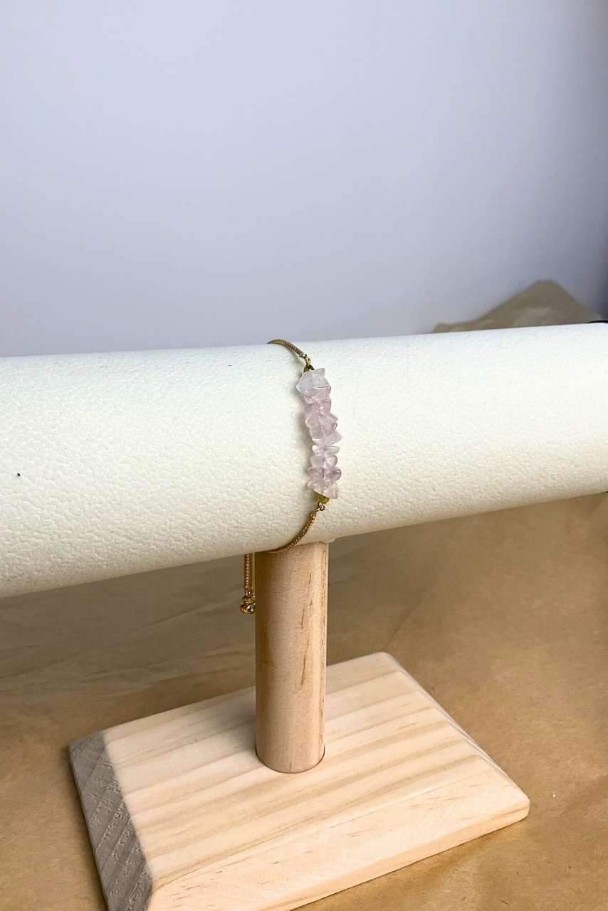 Rose Quartz - Bracelet - Hi Handmade