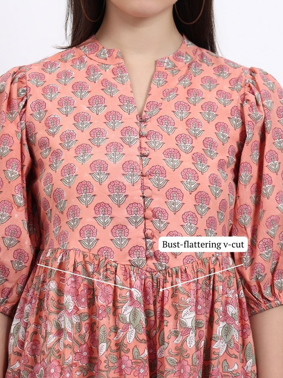 Sahiba Maxi Dress - Blush - Hi Handmade