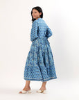 Sahiba Maxi Dress - Ocean - Hi Handmade