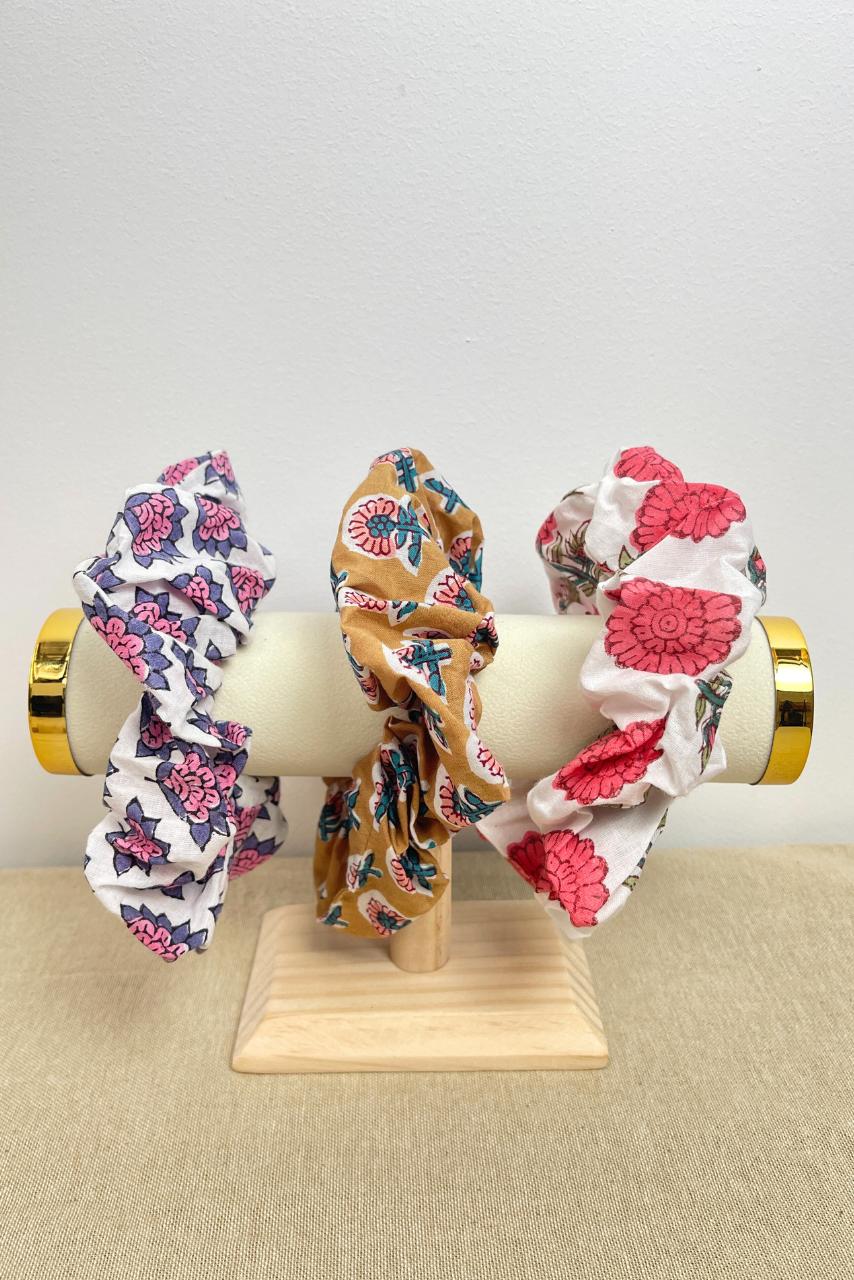 Scrunchies - Set of 3 - Hi Handmade