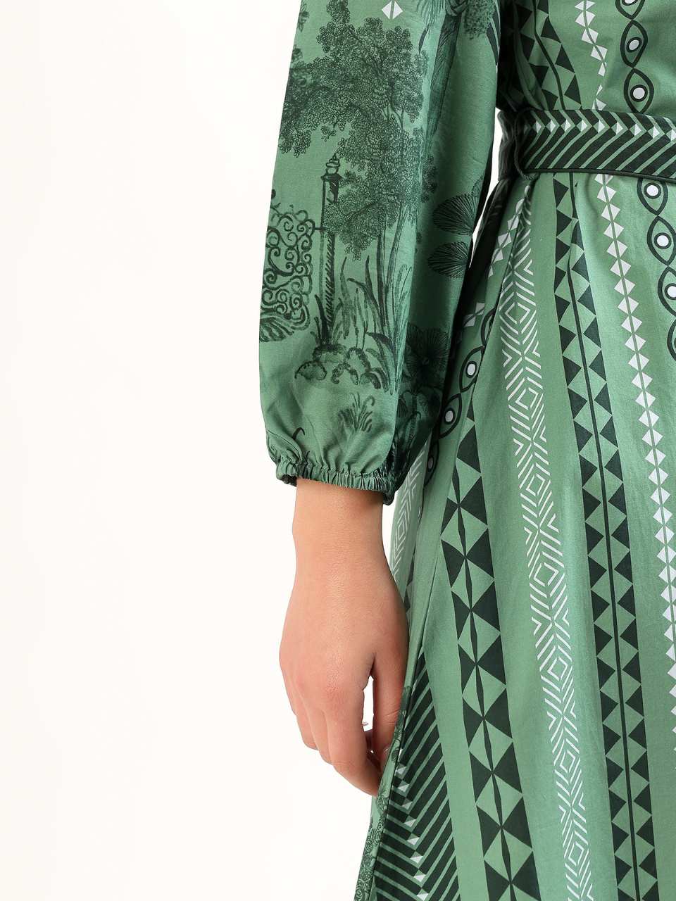 Sia Shirt Dress - Fern Bay - Hi Handmade