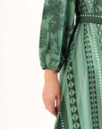 Sia Shirt Dress - Fern Bay - Hi Handmade