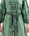 Sia Shirt Dress - Fern Bay - Hi Handmade