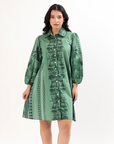 Sia Shirt Dress - Fern Bay