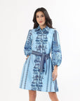 Sia Shirt Dress - Oyster Bay