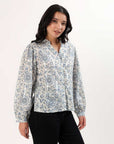 Soft Bloom Cotton Top - Reflective Daisy - Hi Handmade