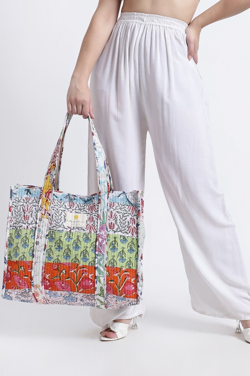 Sustainable Fashion - Cotton Tote - Hi Handmade