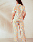 Sydney Cotton Lounge Pant - Coral - Hi Handmade