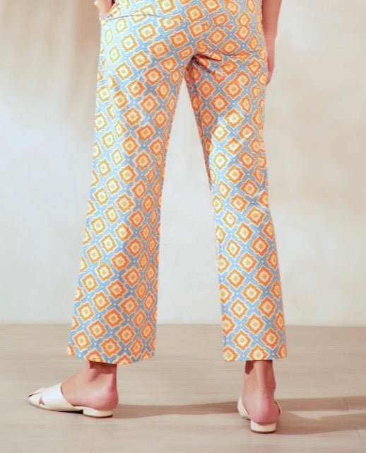 Sydney Cotton Lounge Pant - Coral - Hi Handmade
