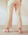 Sydney Cotton Lounge Pant - Coral - Hi Handmade