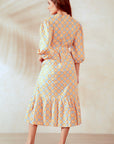 Sydney Maxi Shirt Dress - Coral - Hi Handmade
