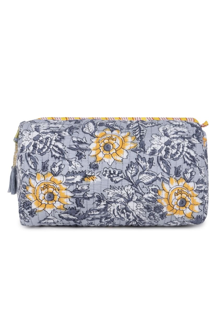 Toiletry Bag - Blue - Hi Handmade