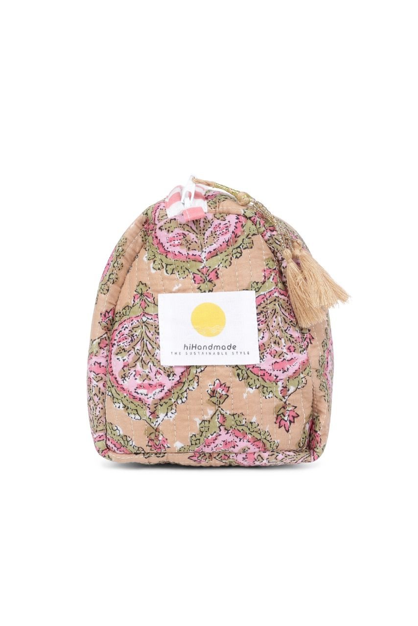 Toiletry Bag - Pink - Hi Handmade