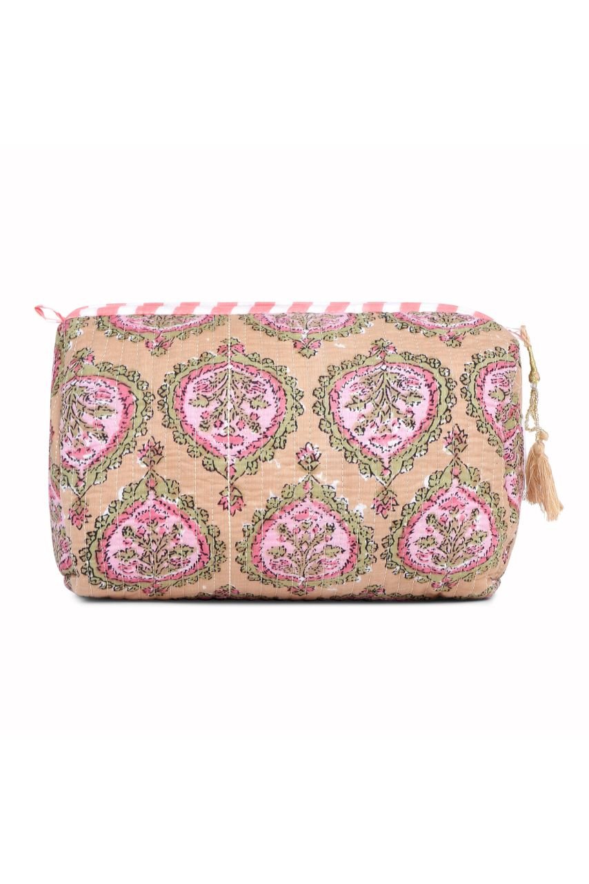 Toiletry Bag - Pink - Hi Handmade