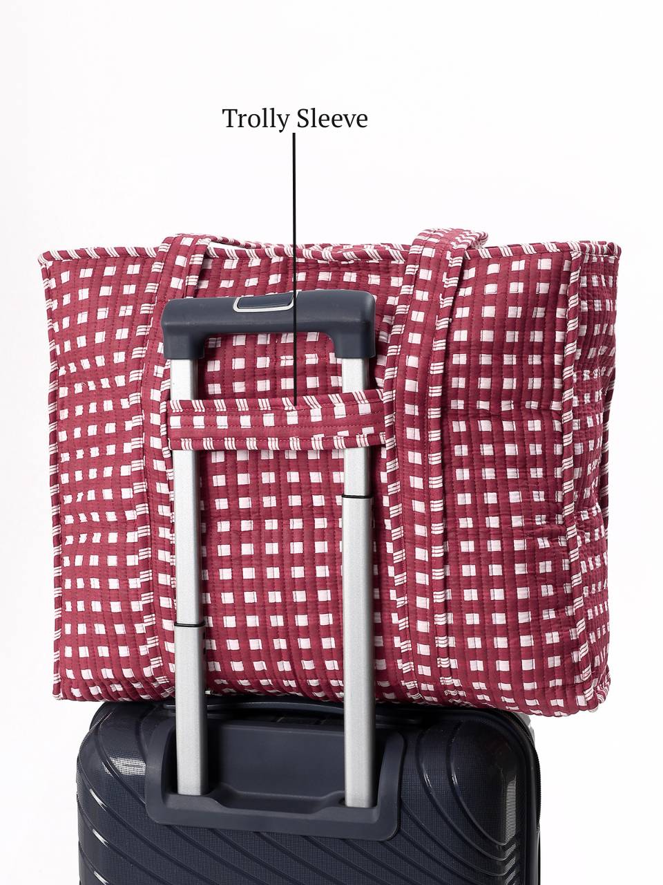 Ultimate Travel Bag - Orchid - Hi Handmade