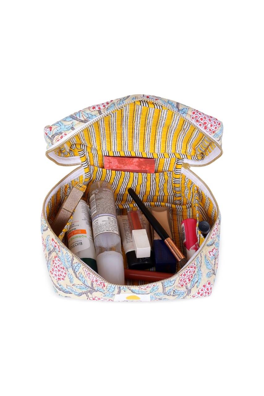 Vanity Bag - Peony - Hi Handmade