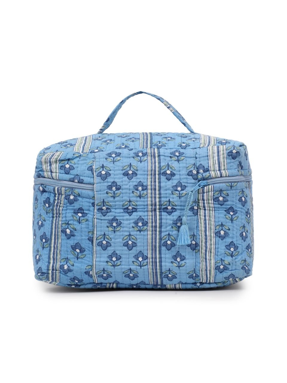 Vanity Bag - Petal Stripe - Hi Handmade