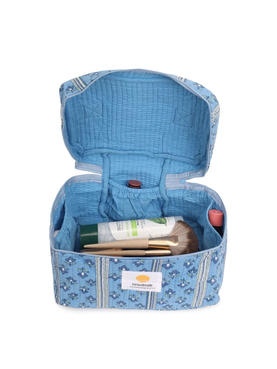 Vanity Bag - Petal Stripe - Hi Handmade