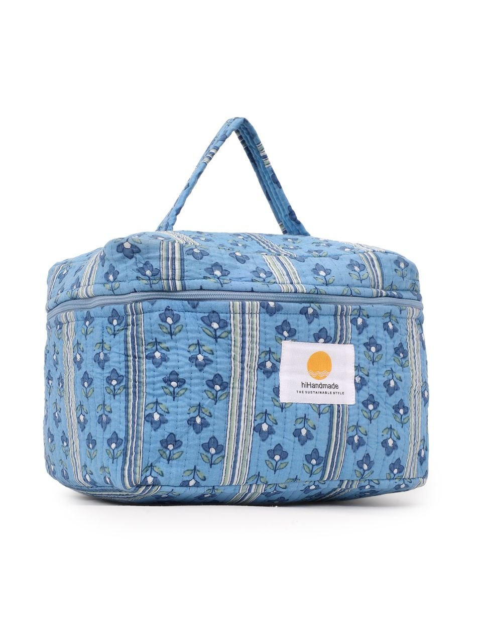 Vanity Bag - Petal Stripe - Hi Handmade