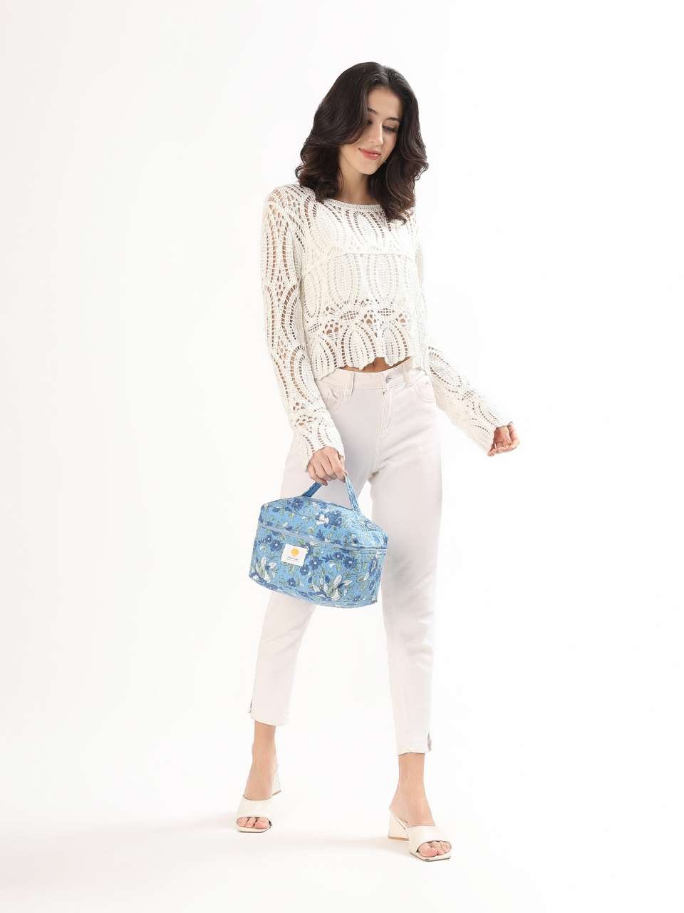 Vanity Bag - Sahiba Floral - Hi Handmade