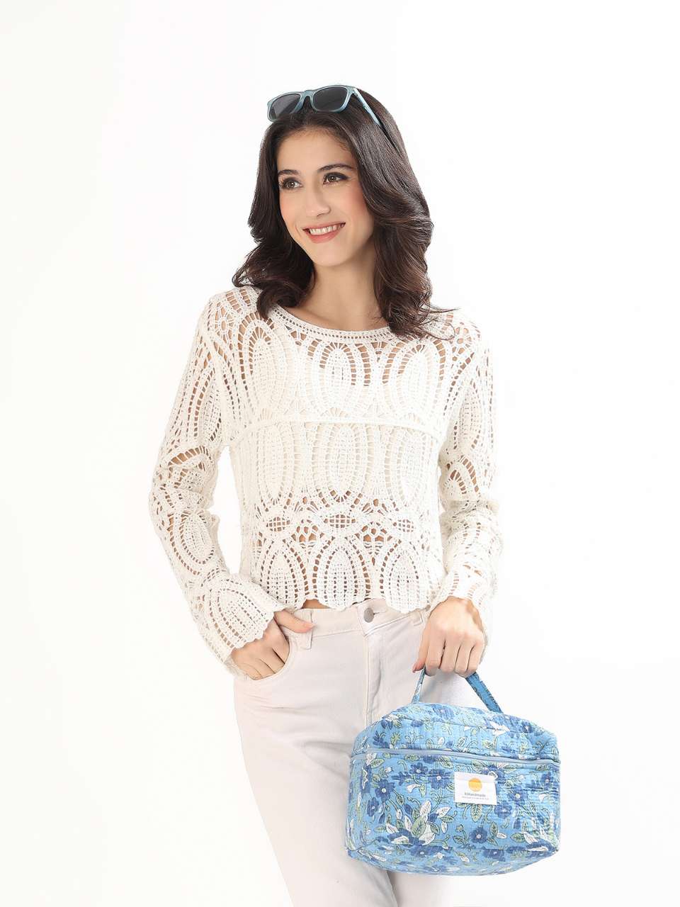 Vanity Bag - Sahiba Floral - Hi Handmade