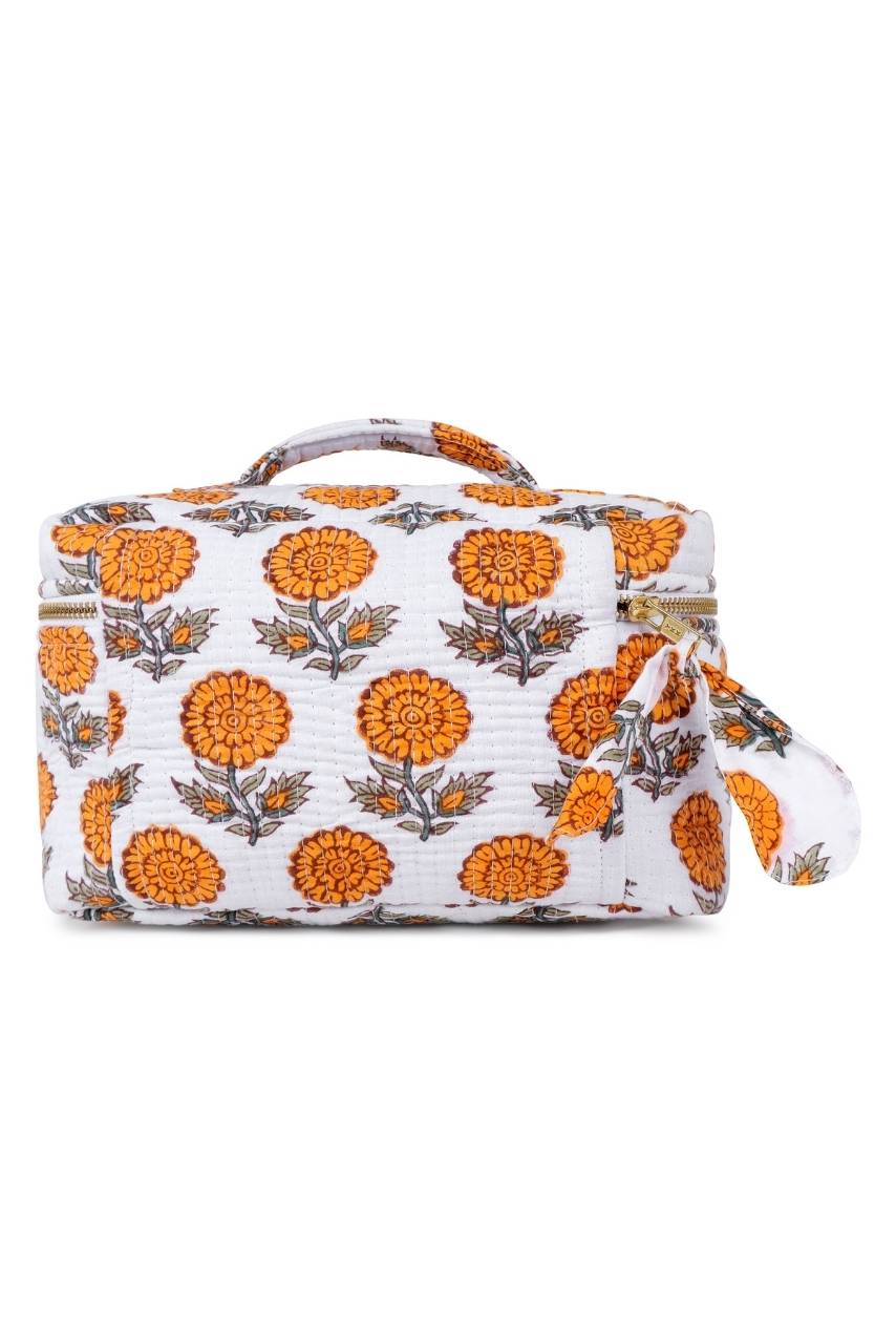Vanity Bag - Yellow - Hi Handmade