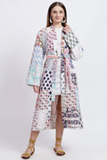 Vintage Kantha Patchwork Jacket - Long