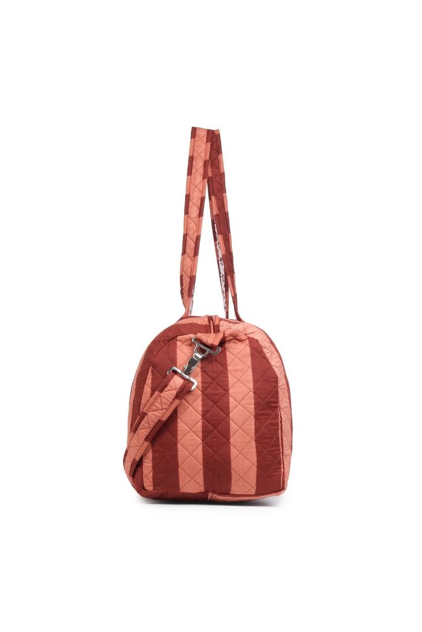 [Wonky] Cotton Duffle Bag - Brown - Hi Handmade